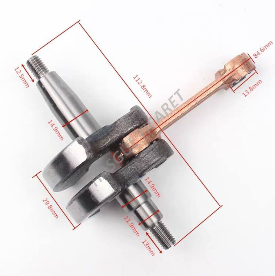 Hsgl  Motorlu Tirpan Bg520 Bg430 / Cg520 / Cg430 Krank Crankshaft