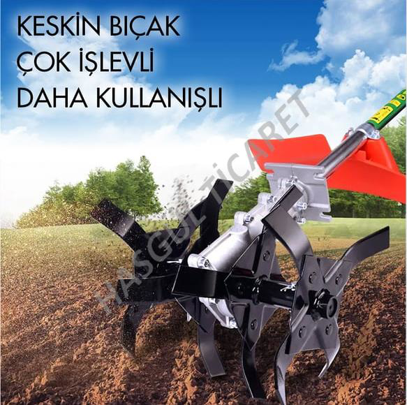 Hsgl  Tirpan Yan Ve Sirt  Çapalama Aparati 26Mm 9 Diş Derin Çapala