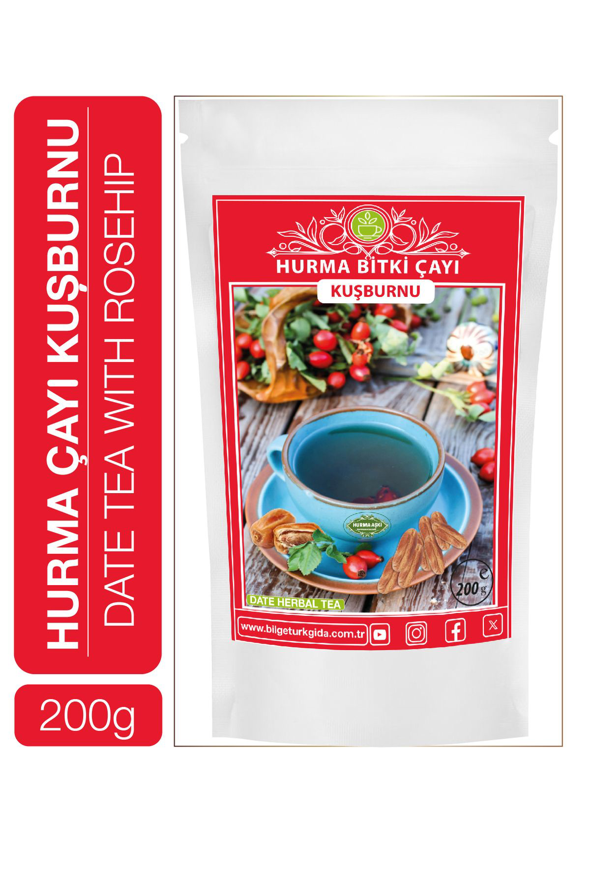 Hurma Aşki Hurma Çayi Kuşburnu 200 Gr
