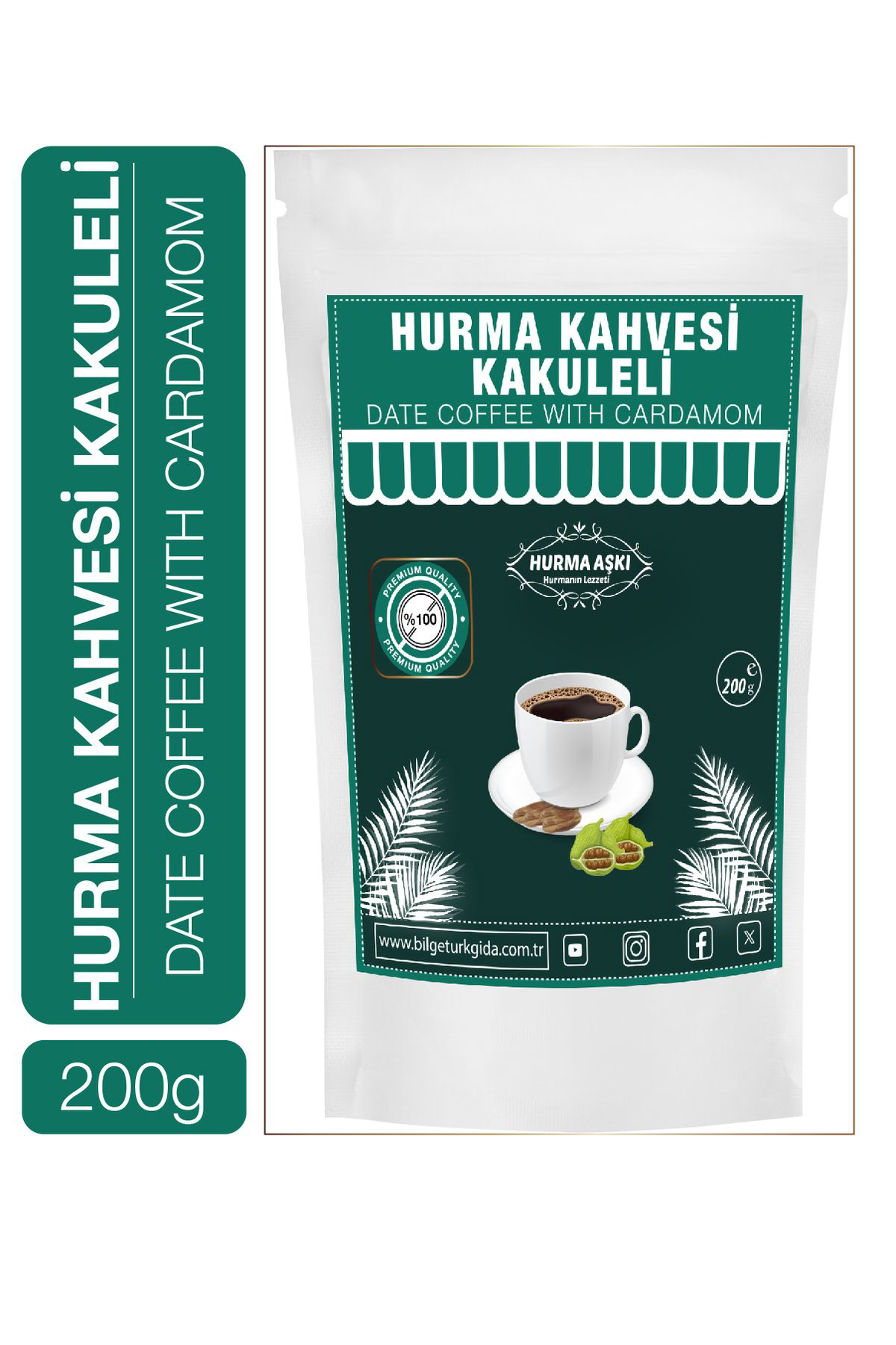 Hurma Aşki Hurma Kahvesi Kakule 200 Gr