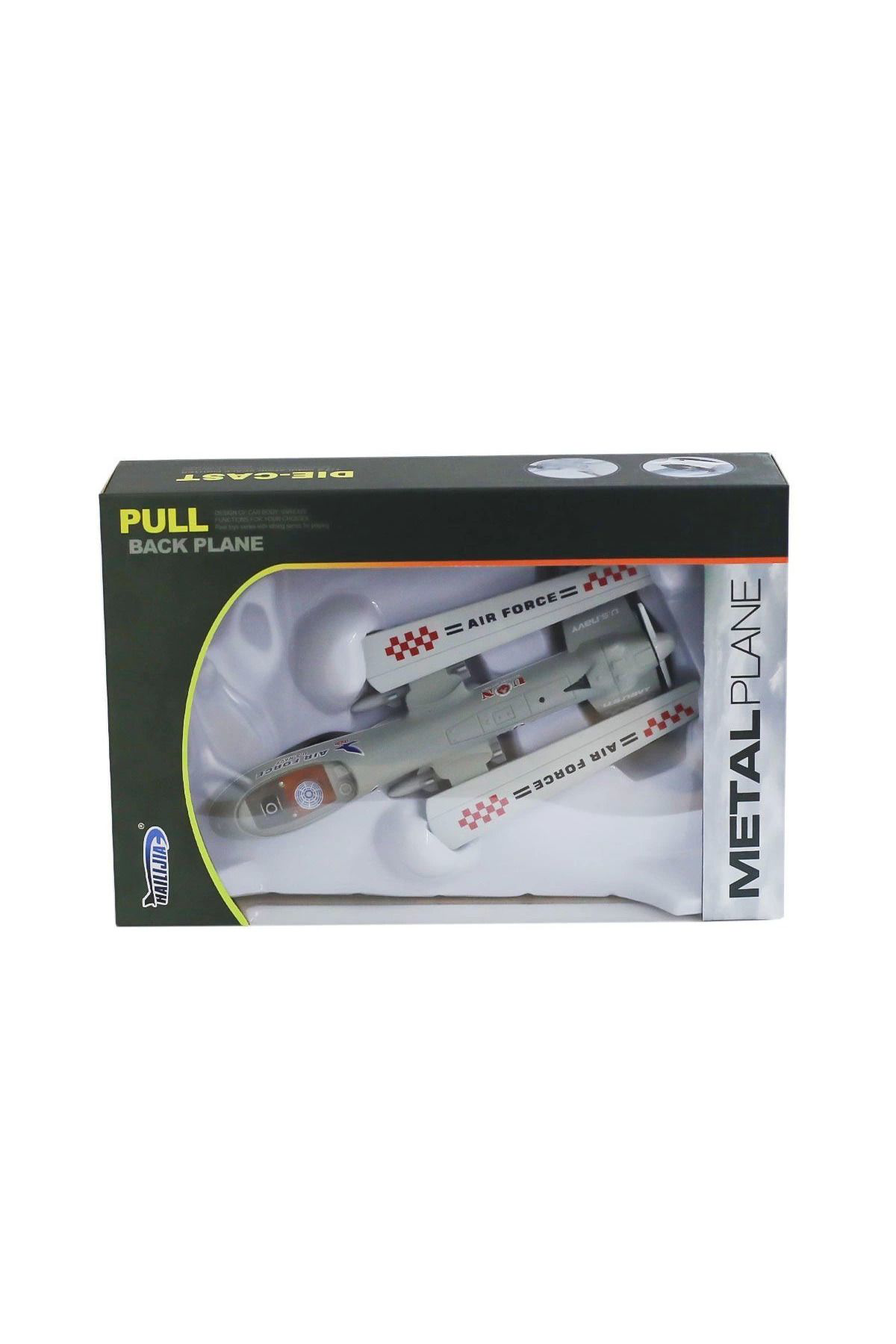 Yusuftex Hw777-19B Metal Çek Birak Uçak -Canem Oyuncak