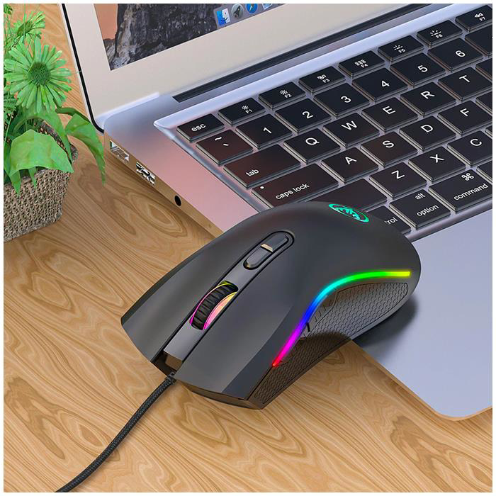 Hxsj  A869 7200Dpi Ayarlanabilir Rgb İşik Gaming Oyuncu Mouse