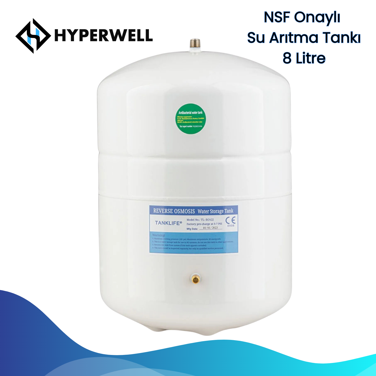 Hyperwell Premium Alkali ve Mineralli POMPALI Su Arıtma Cihazı -
