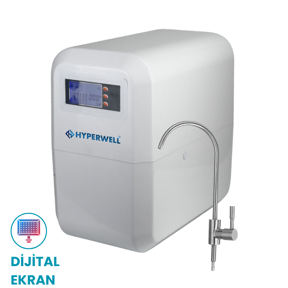 Hyperwell Premium Dijital Alkali ve Mineralli En iyi Su Arıtma Ci