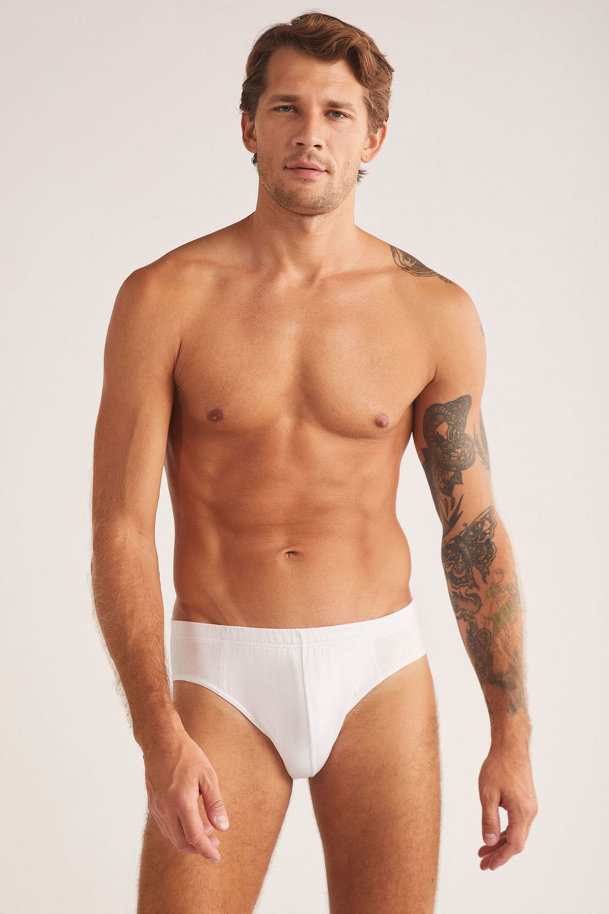 Fily İç Giyim ( 4 Adet) Pamuklu Basic Erkek Slip