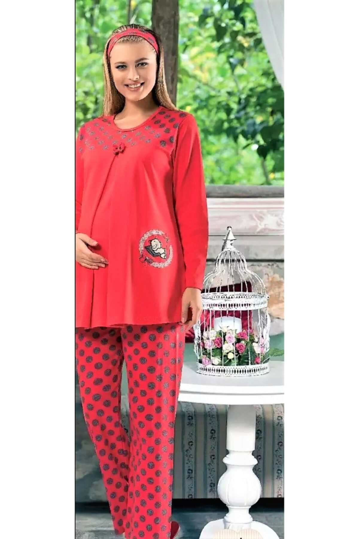 Gecem İkili Lohusa Pijama Takimi