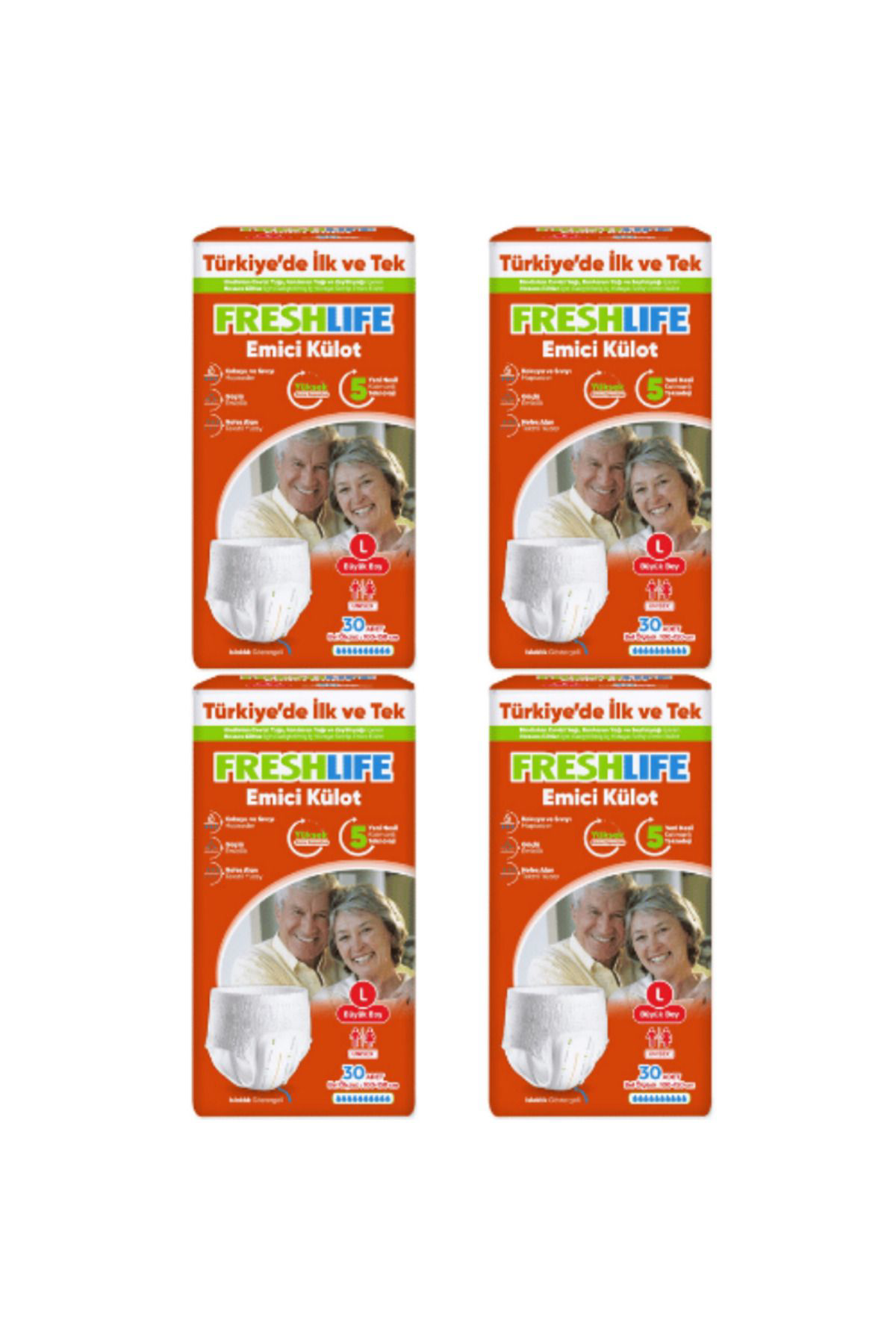 Freshlife İlbay - Freshlife Emici Külot L (Büyük Boy) 120 Adet