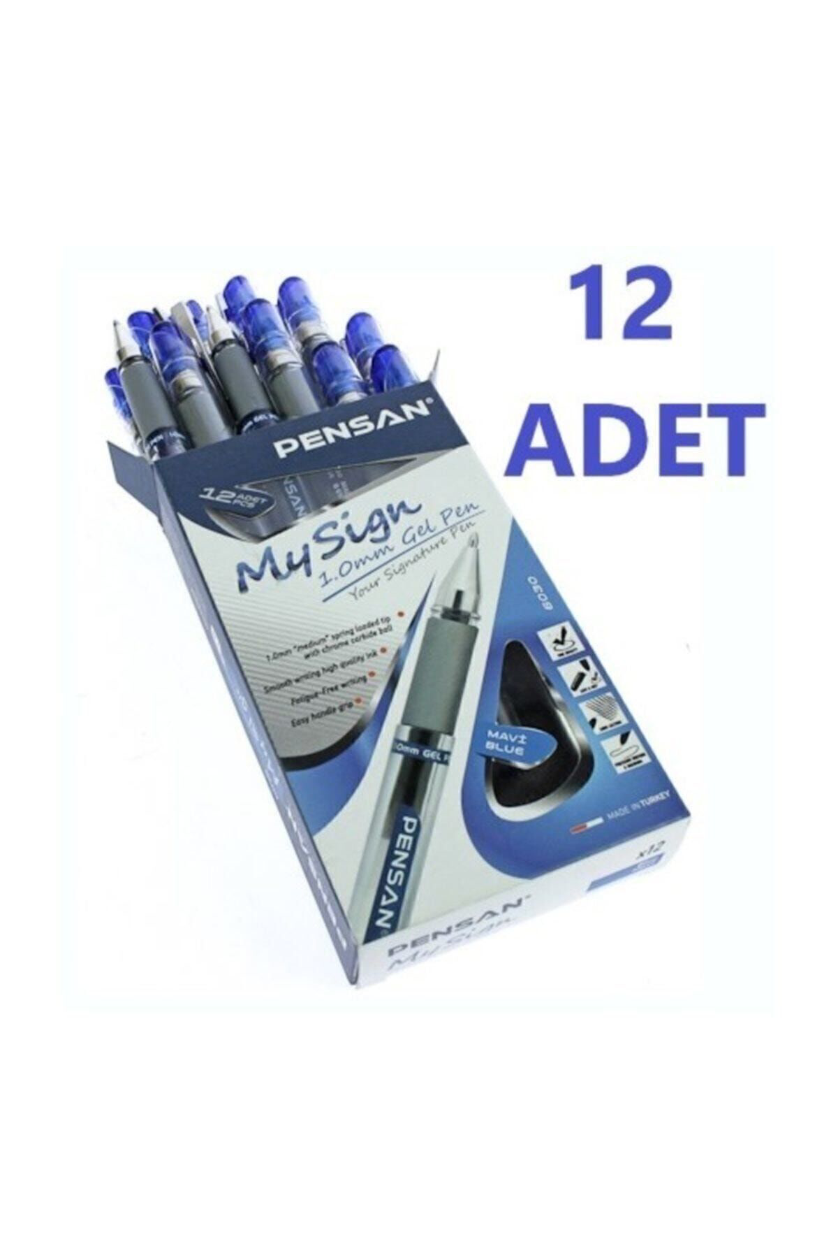 Pensan İmza Roller Pilot Kalem Pensa Mysing Jel 12 Adet Kutu Kalem 6030