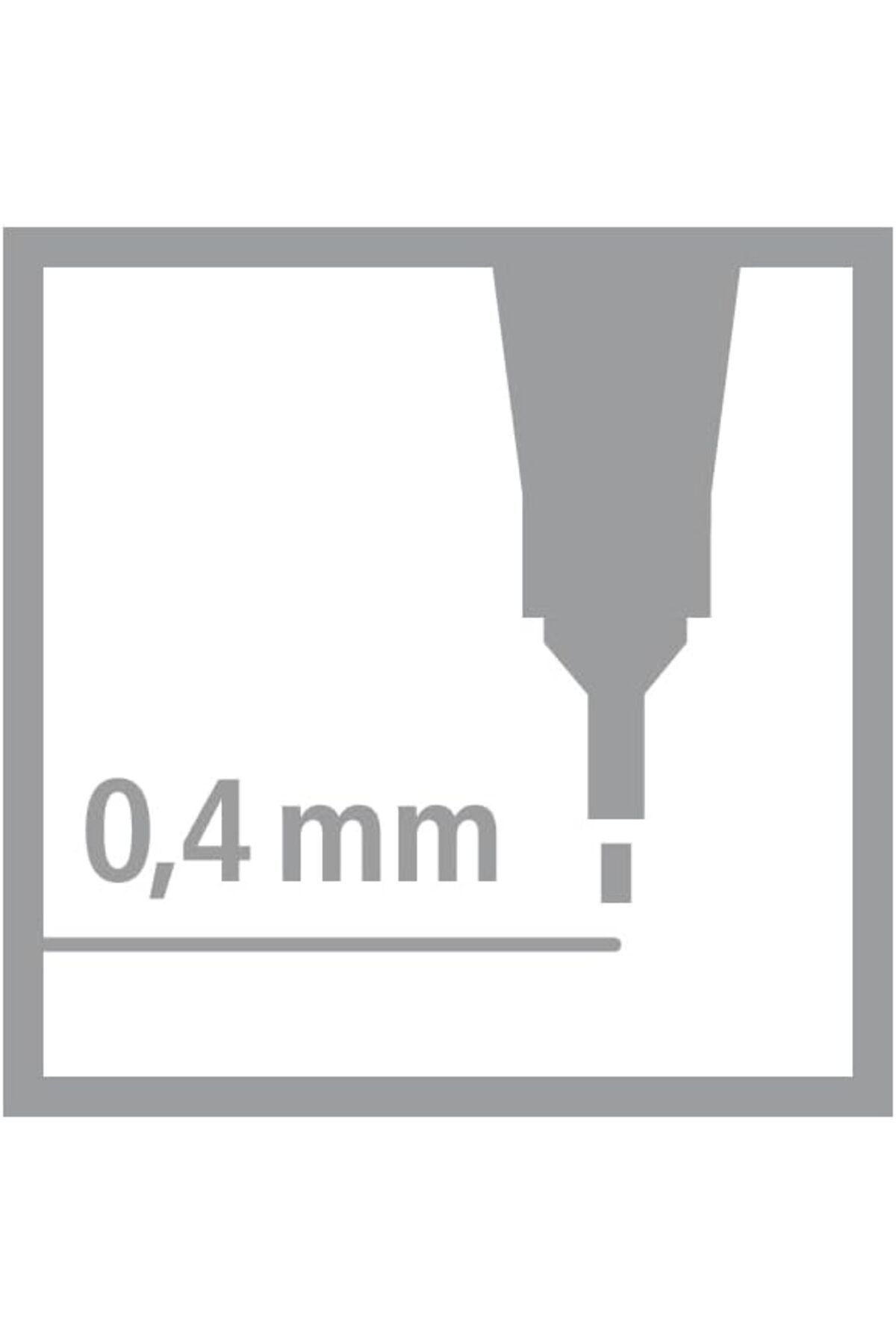 Stabilo - İnce Keçe Uçlu Kalem - Point 88 - Koyu Gri