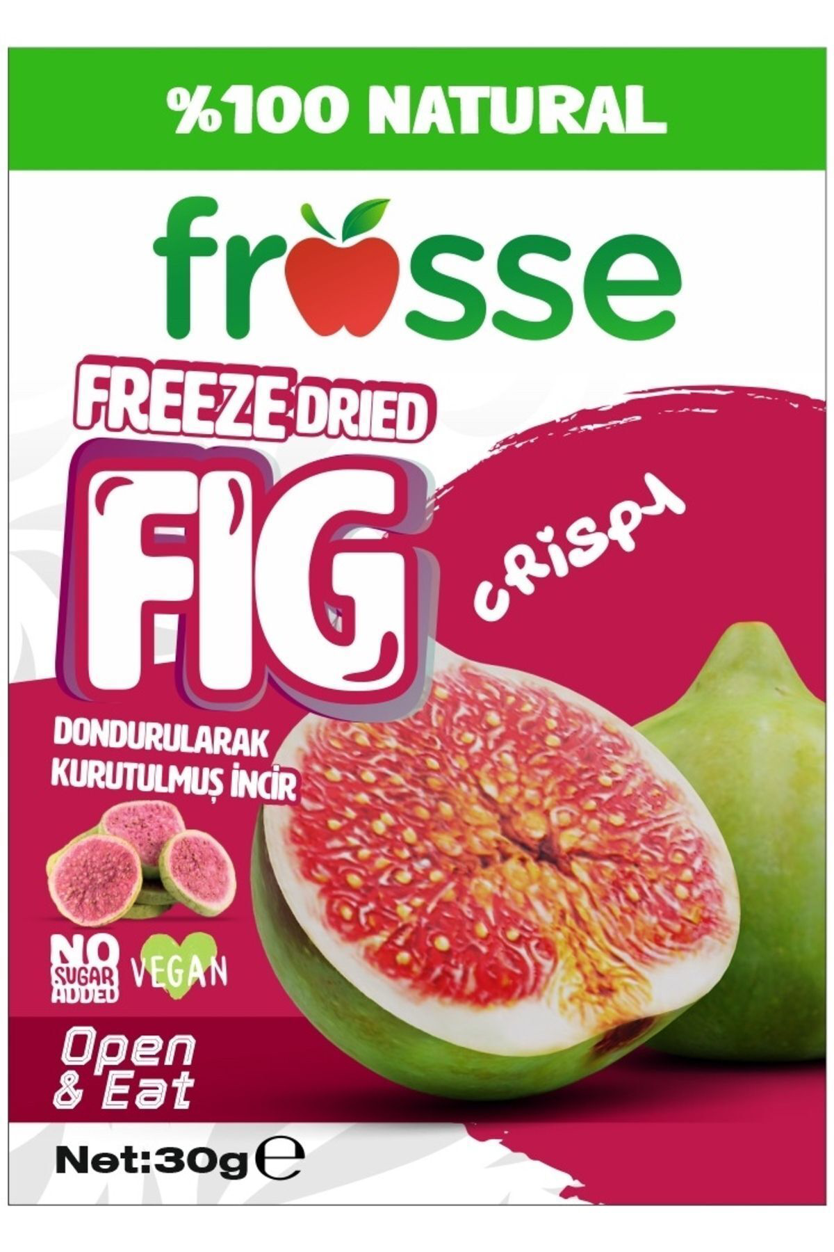 Frosse İncir Kitiri - Freeze Dried - Üretici Firmadan Dondurularak Kurut