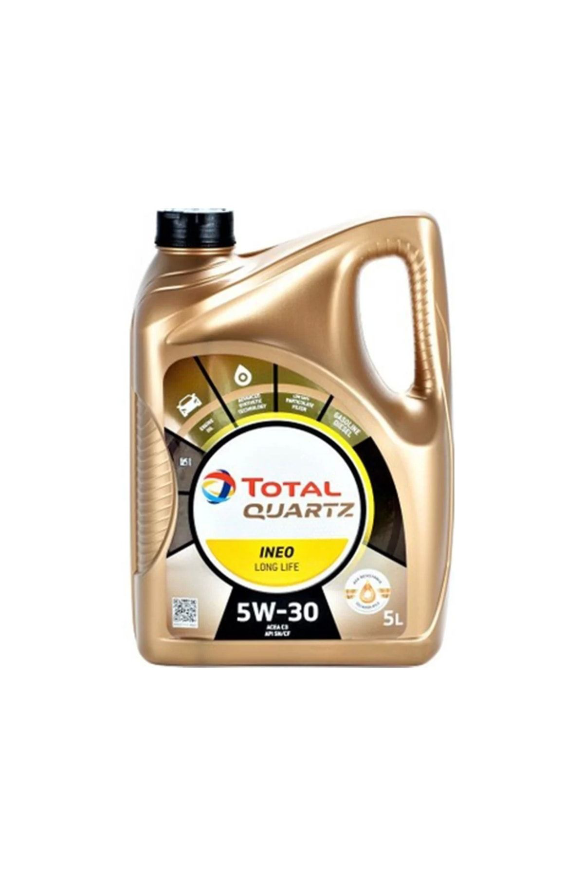 Total İneo Ecs 5W30 4 Litre Partiküllü