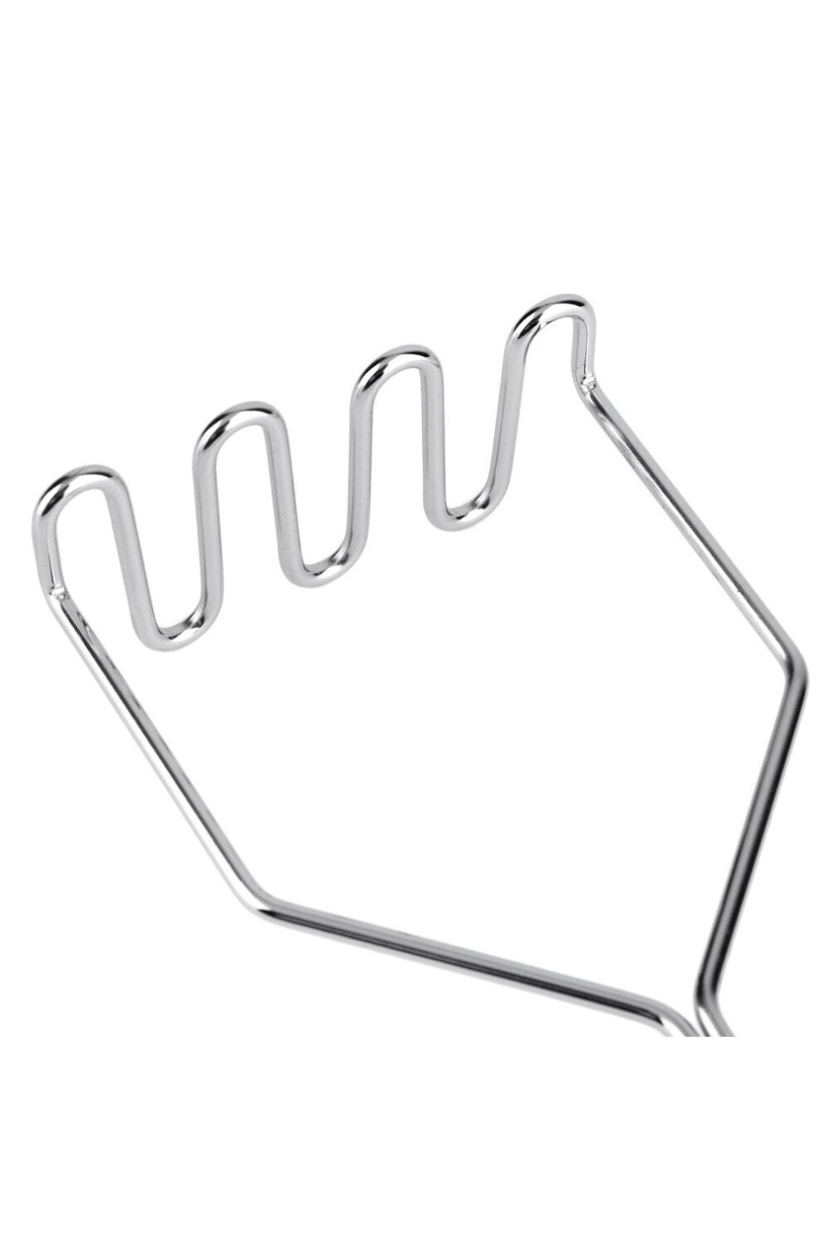 K&A İnox Paslanmaz Metal Patates Ezici Püre Yapici 27 Cm