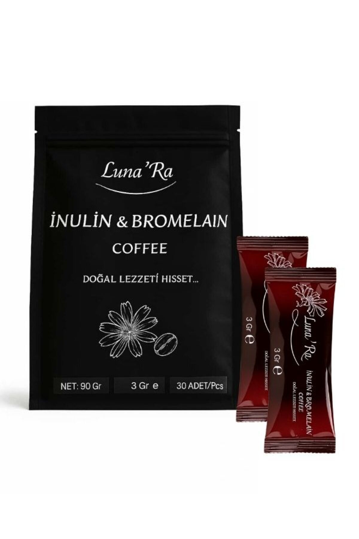 Lunara Desing İnülin Ve Bromelain Coffee - 30 Şase Detox Kahve