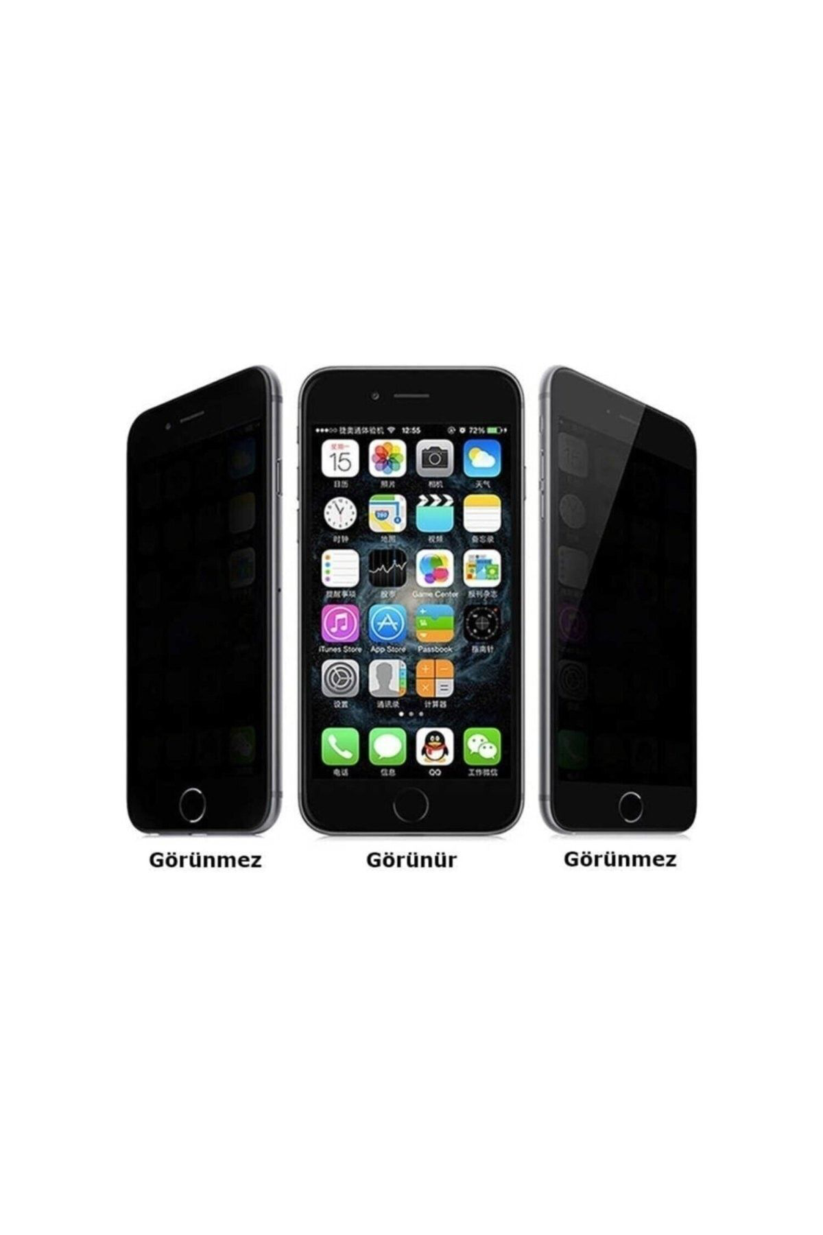 Mcasering İphone 7 Plus Mat Hayalet Ekran Gizli Kaplayan Kirilmaz Cam Seram