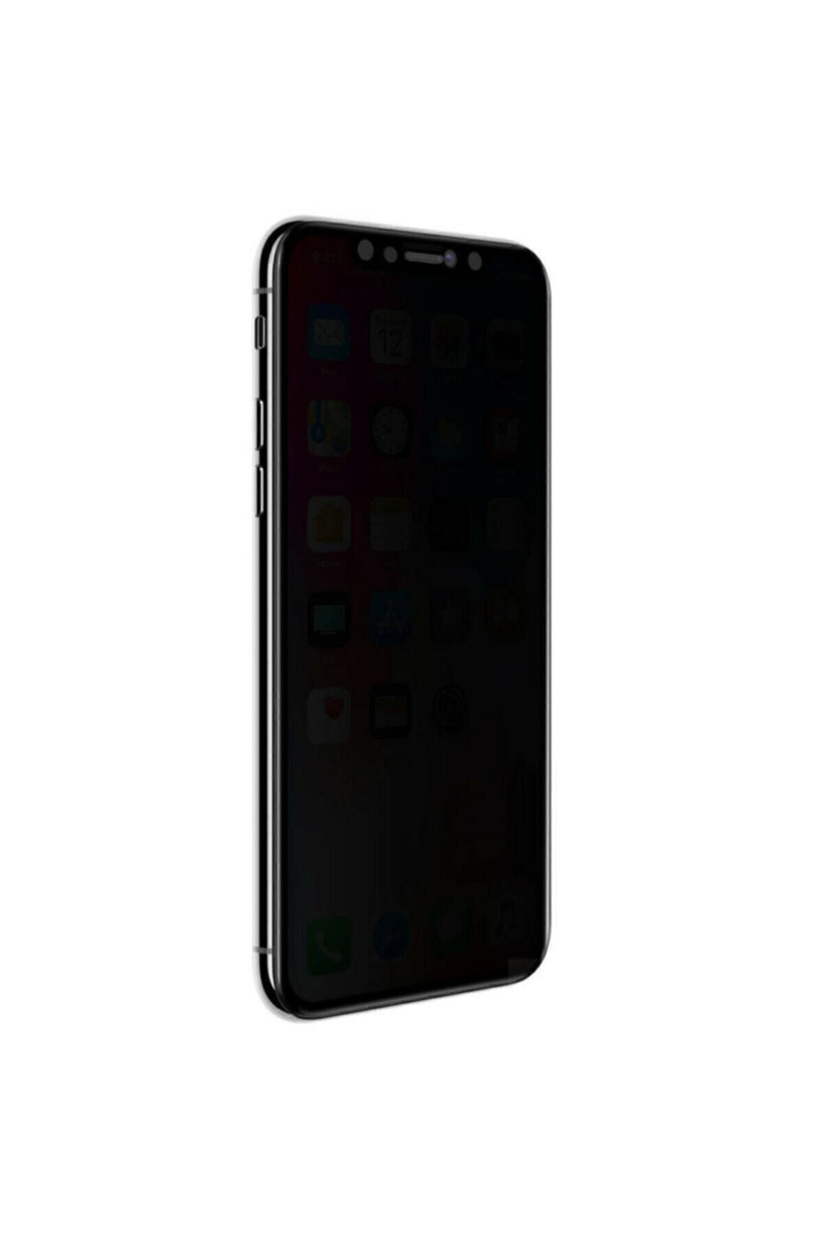 Mcasering İphone X-Xs Kavisli Gizlilik Filtreli Hayalet Ekran Koruyucu