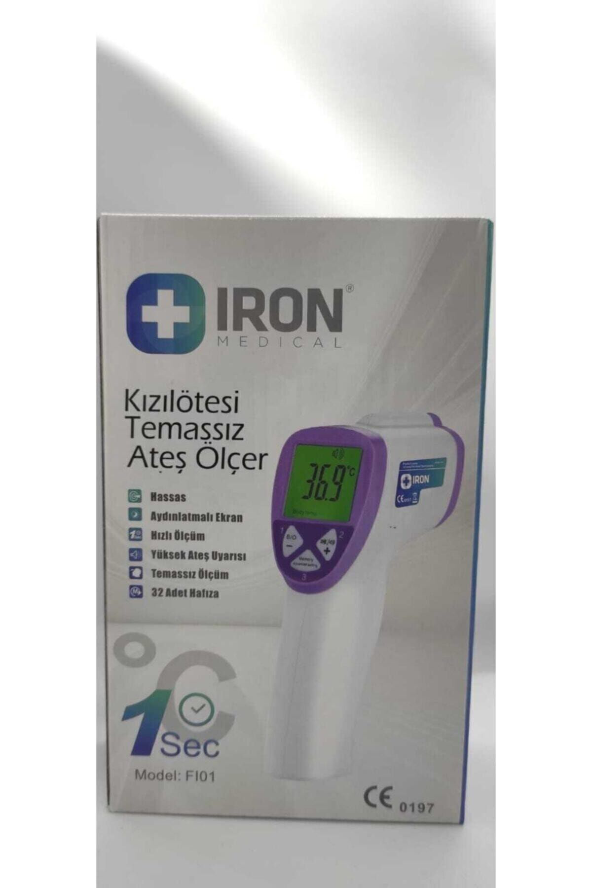 İronx İron Kizilötesi Temassiz Alindan Ateş Ölçer Fi01