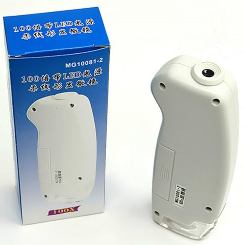 Evimdeyokyok İşiklandirilmiş Mini 100X Mikroskop Mg10081-2 Tdrtr