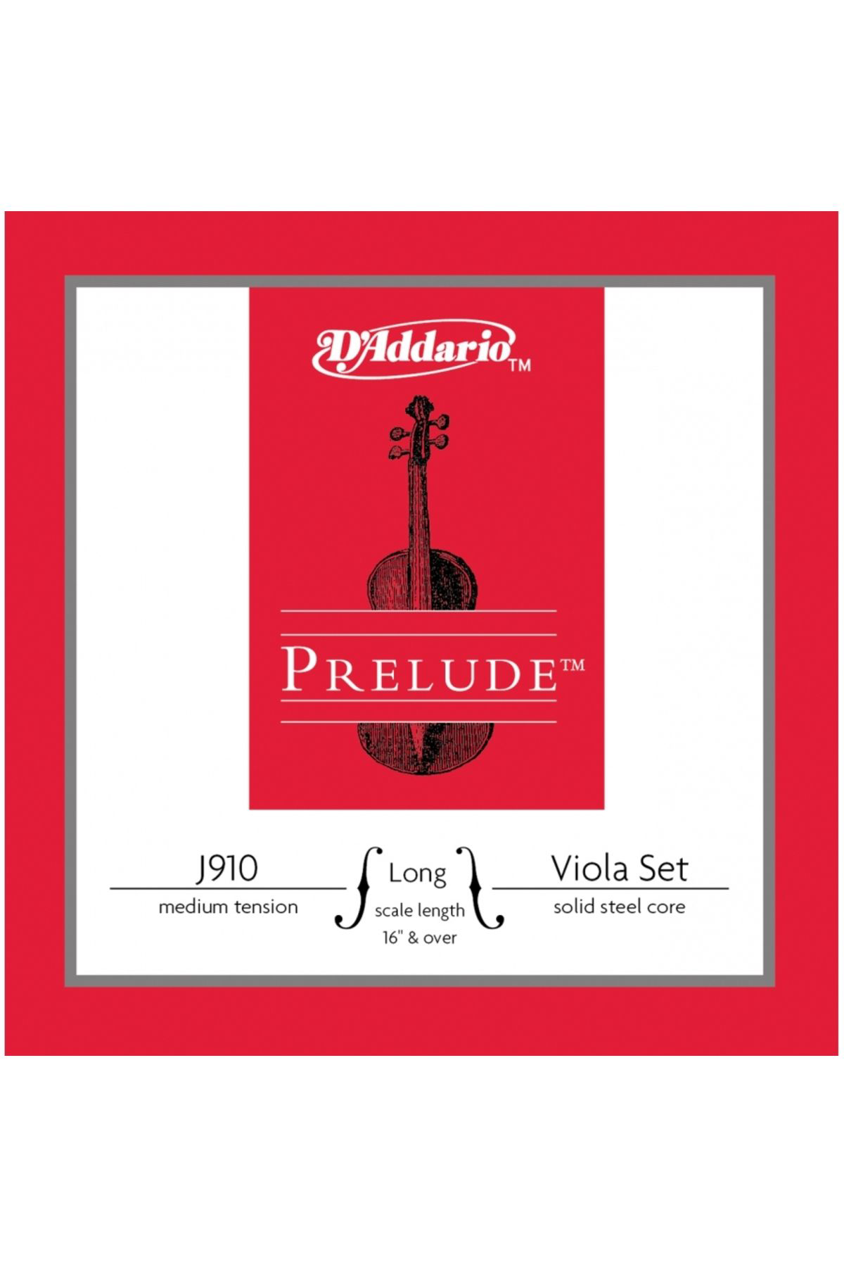 Daddario J910lm Viola Tel Seti, Prelude, Long Scale (16" Ve Üstü ) Viola T