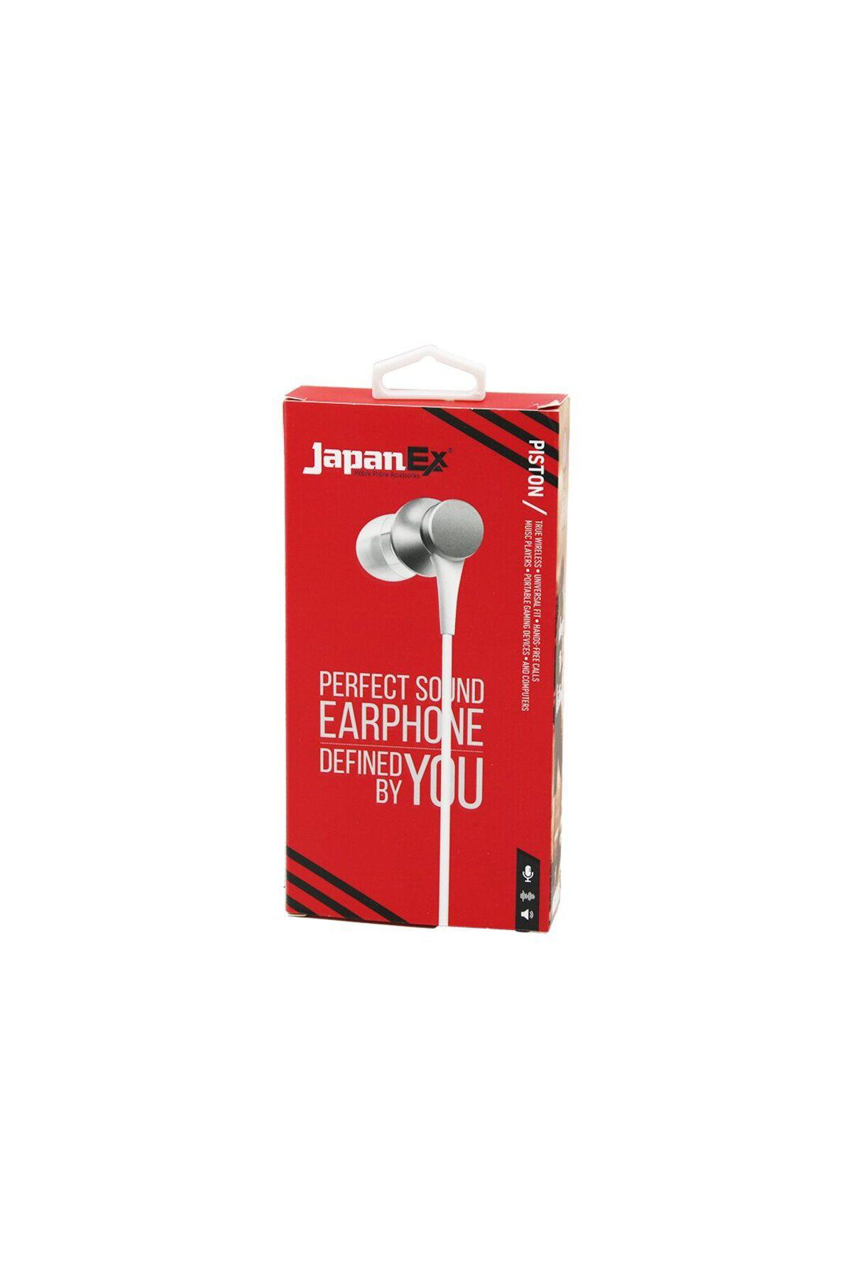 Go İthalat Japanex Piston Kulak İçi Mikrofonlu Stereo Kulaklik Kablolu= 1.1M
