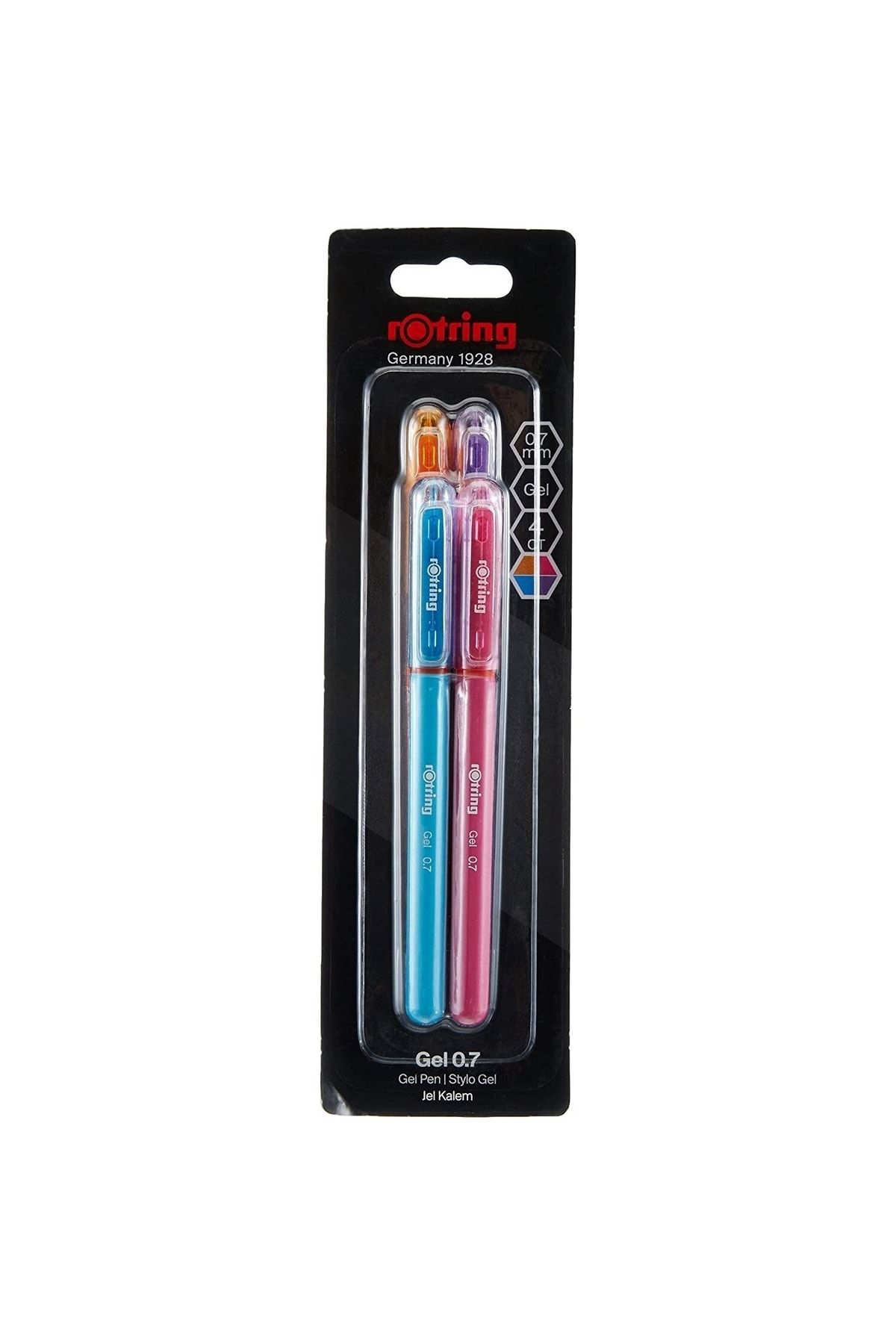 Rotring Jel Mürekkepli Kalem 4'Lü Canli Renkler