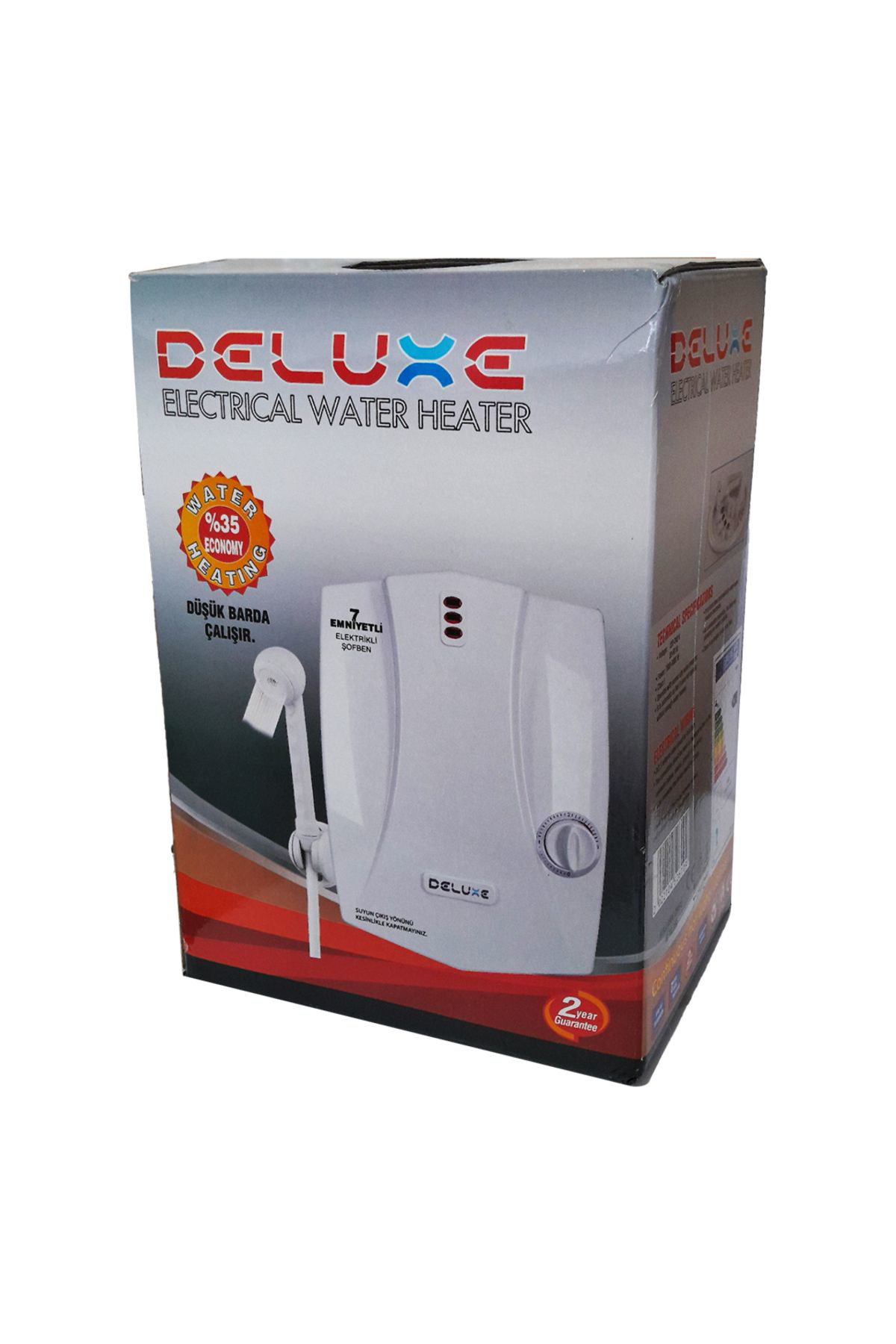 Ok Aksesuar Jumbo Beyaz Elektrikli Şofben 7.500-9000W Go5060gok110460