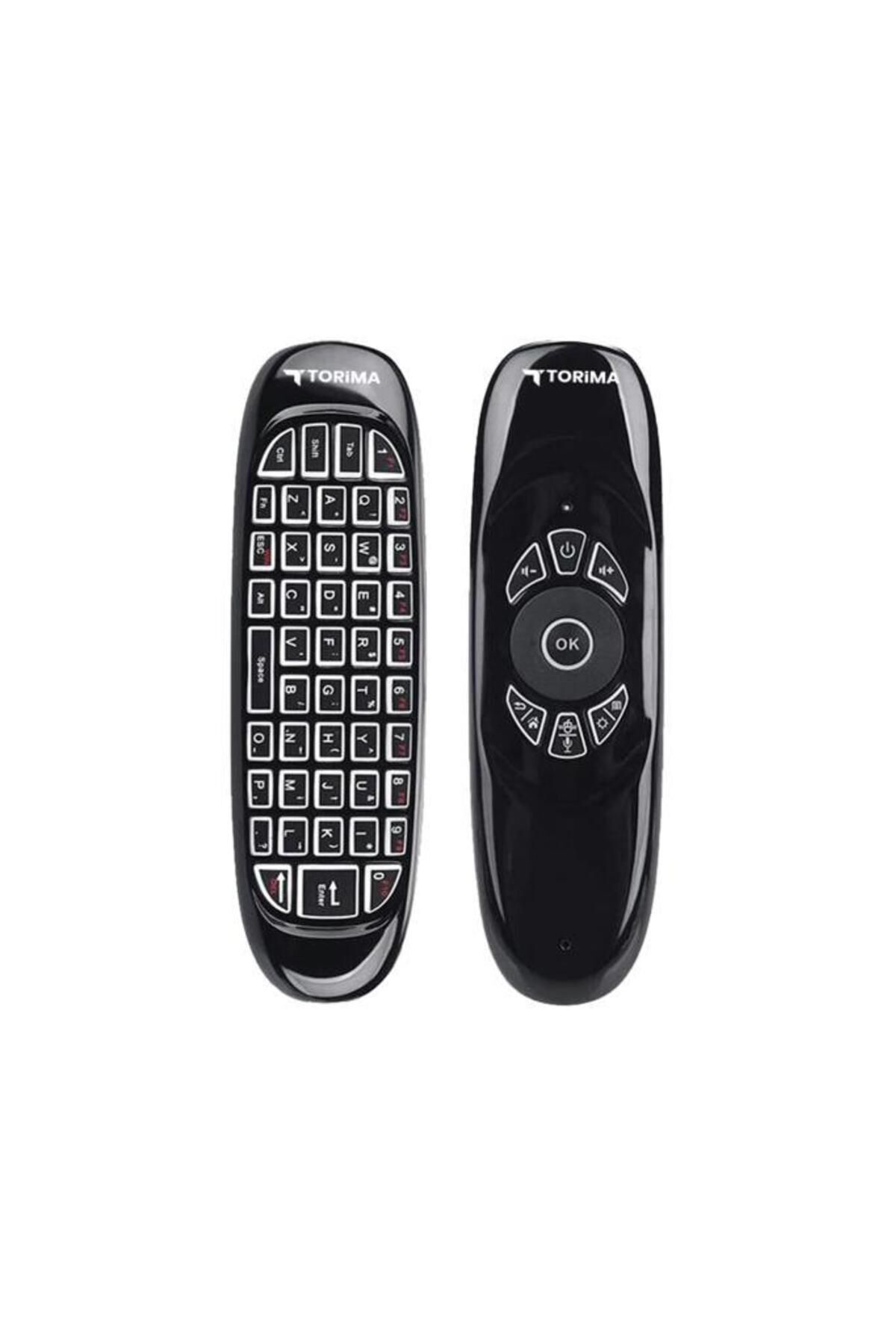 Torima K-02 2.4G Kablosuz Air Mouse Ve Mini Klavyeli Uzaktan Kumanda - A