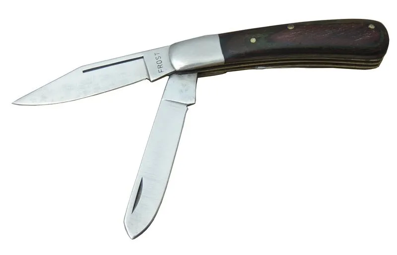 Just Cheap Store K-29 Falkon Çiftli Çaki 14 Cm - Ahşap Sap, Manuel