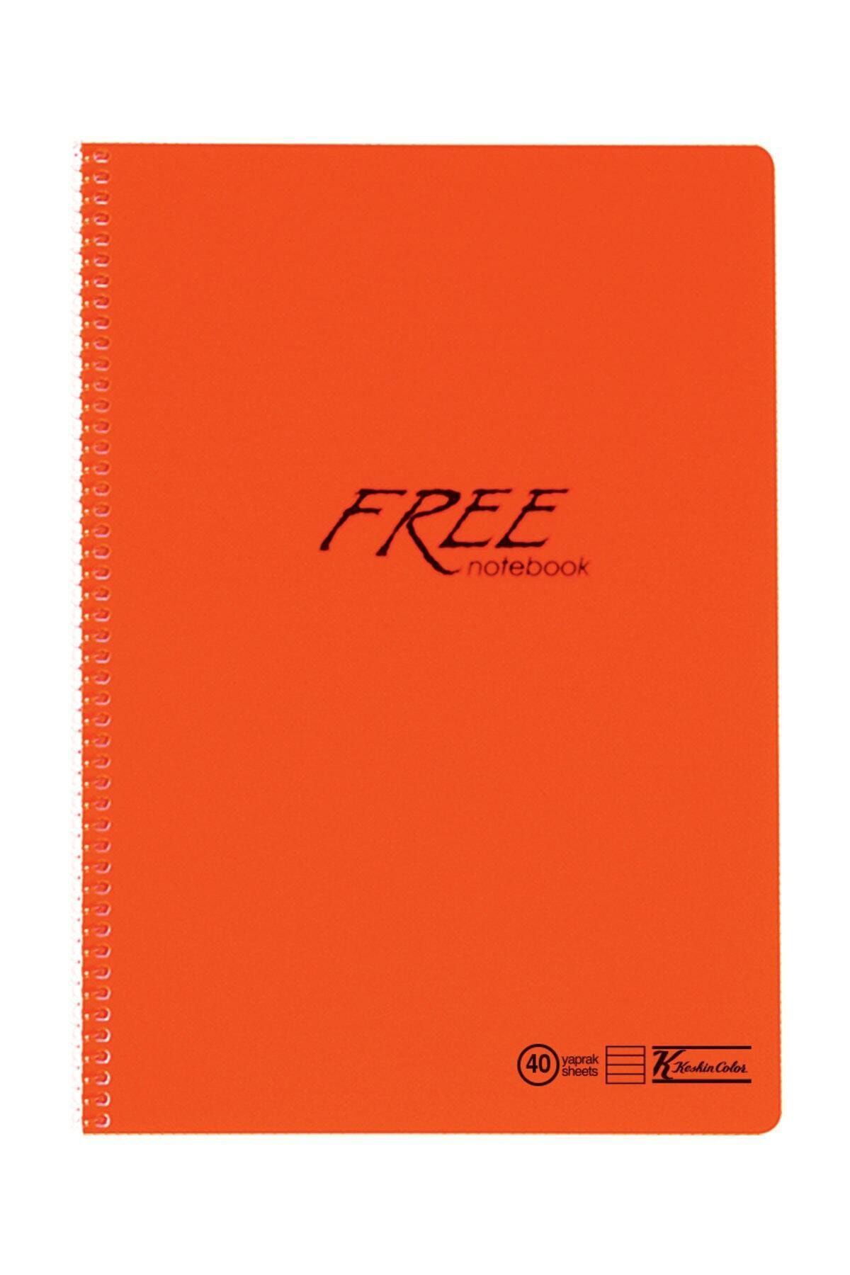 Keskin Color K. Color Free A4 40 Yaprak Çizgili Plastik Kapak Spiralli Defter