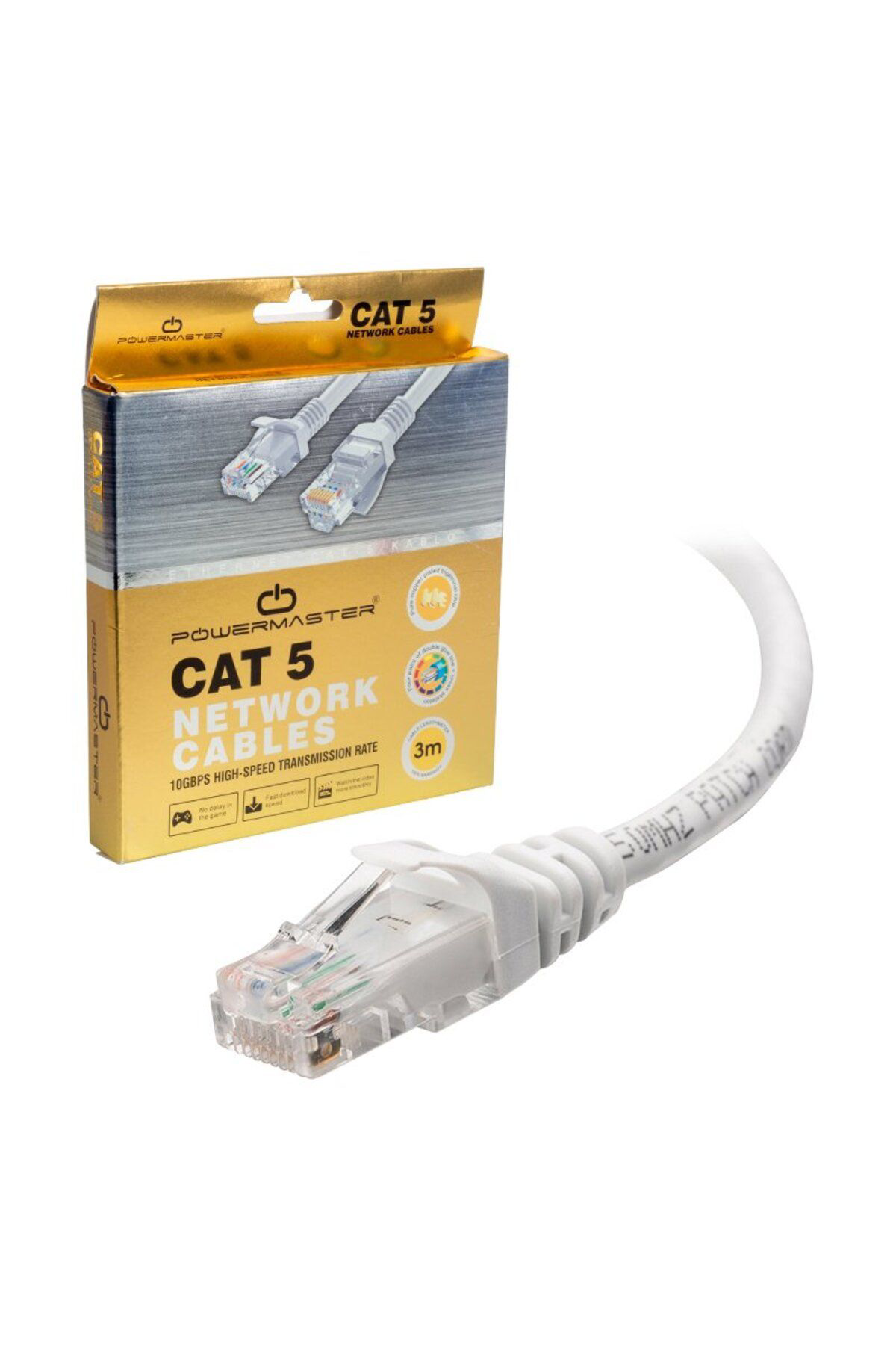 Ok Aksesuar Kablo.Cat5 3 Metre Gri  Kutulu  Go50603686920