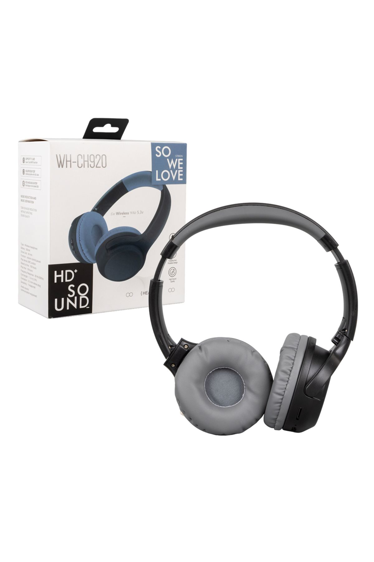 Ok Aksesuar Kablosuz Bluetooth Kulaküstü Tasarim Kulaklik Wh-Ch920 Go506089mt