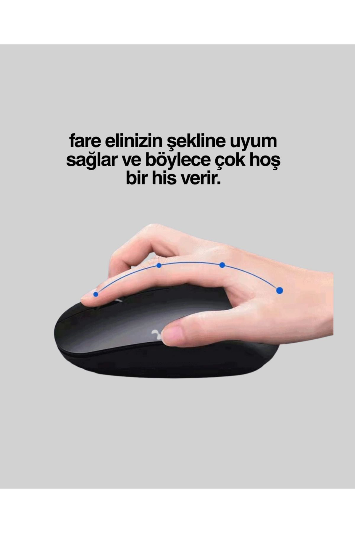 Pamiravm Kablosuz Sessiz Mouse – Ayarlanabilir Dpi Ve Usb Bağlantili