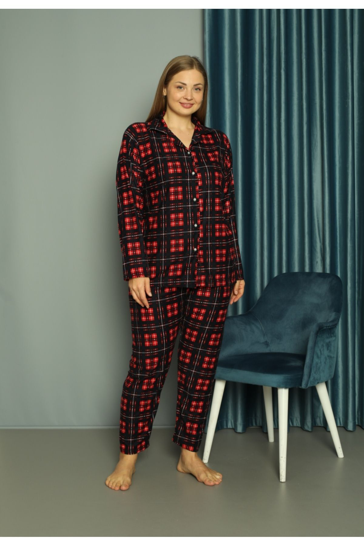 İşilay Kadin Battal Pijama Takimi