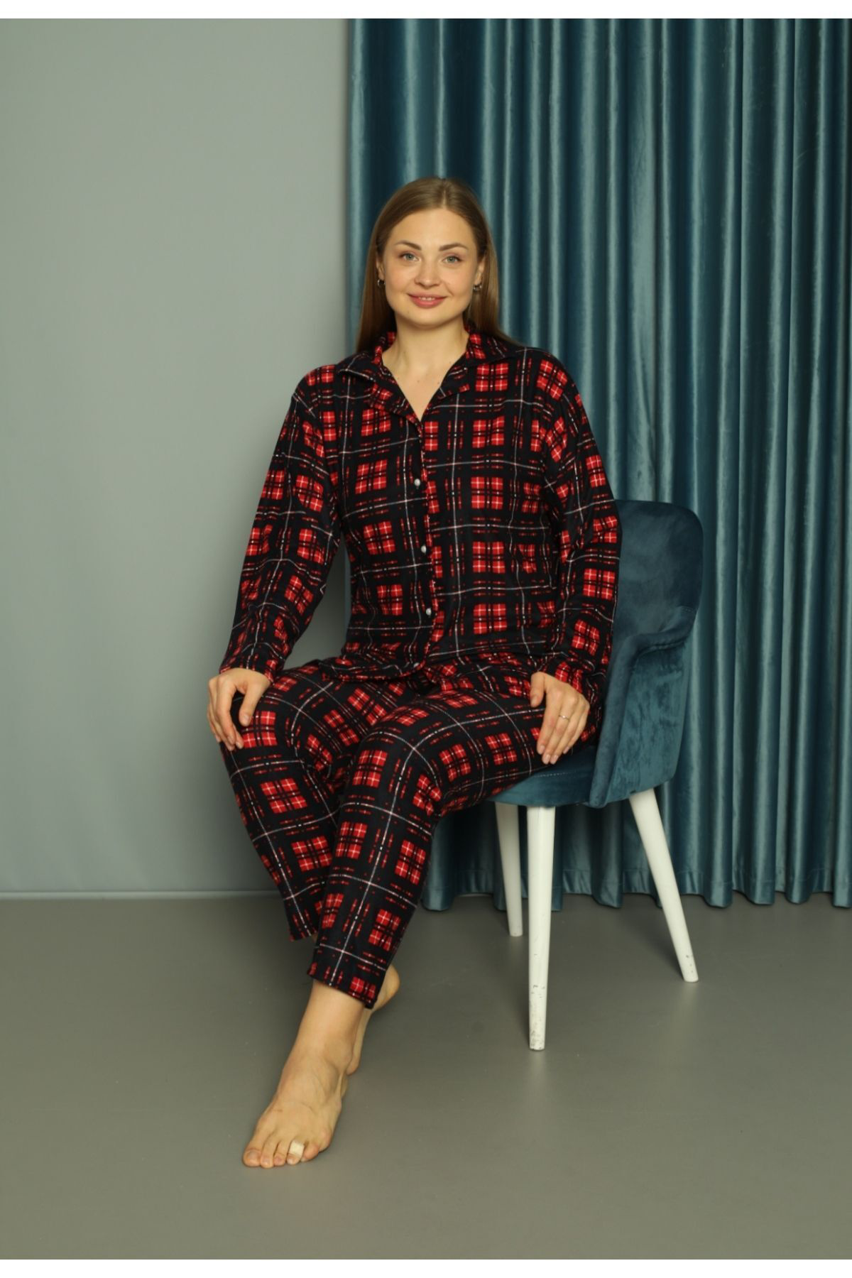 İşilay Kadin Battal Pijama Takimi