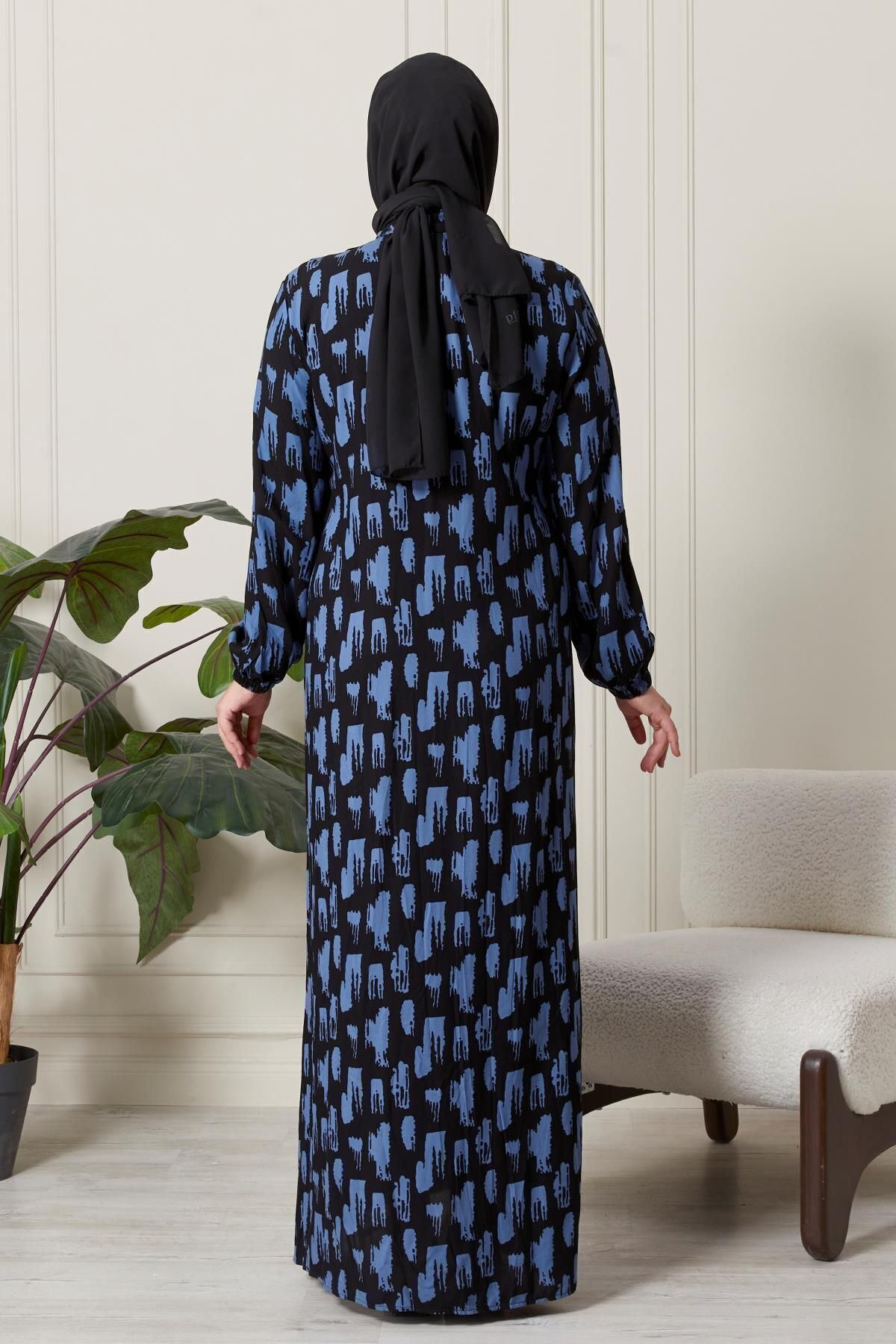 Ferace Kadin Buyuk Beden Oversize Rahat Kalip Yazlik Elbise Alaçati Mode