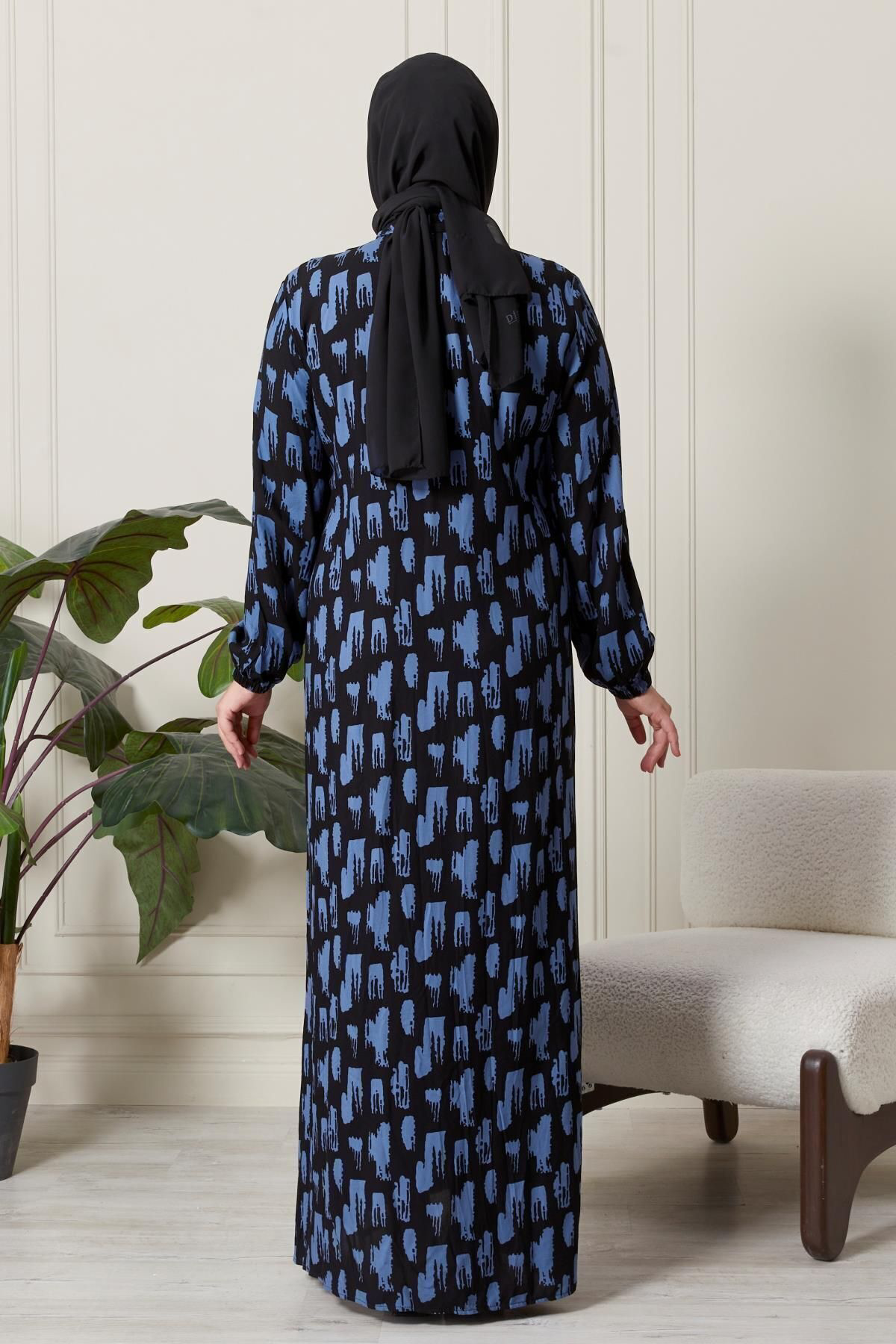 Ferace Kadin Buyuk Beden Oversize Rahat Kalip Yazlik Elbise Alaçati Mode