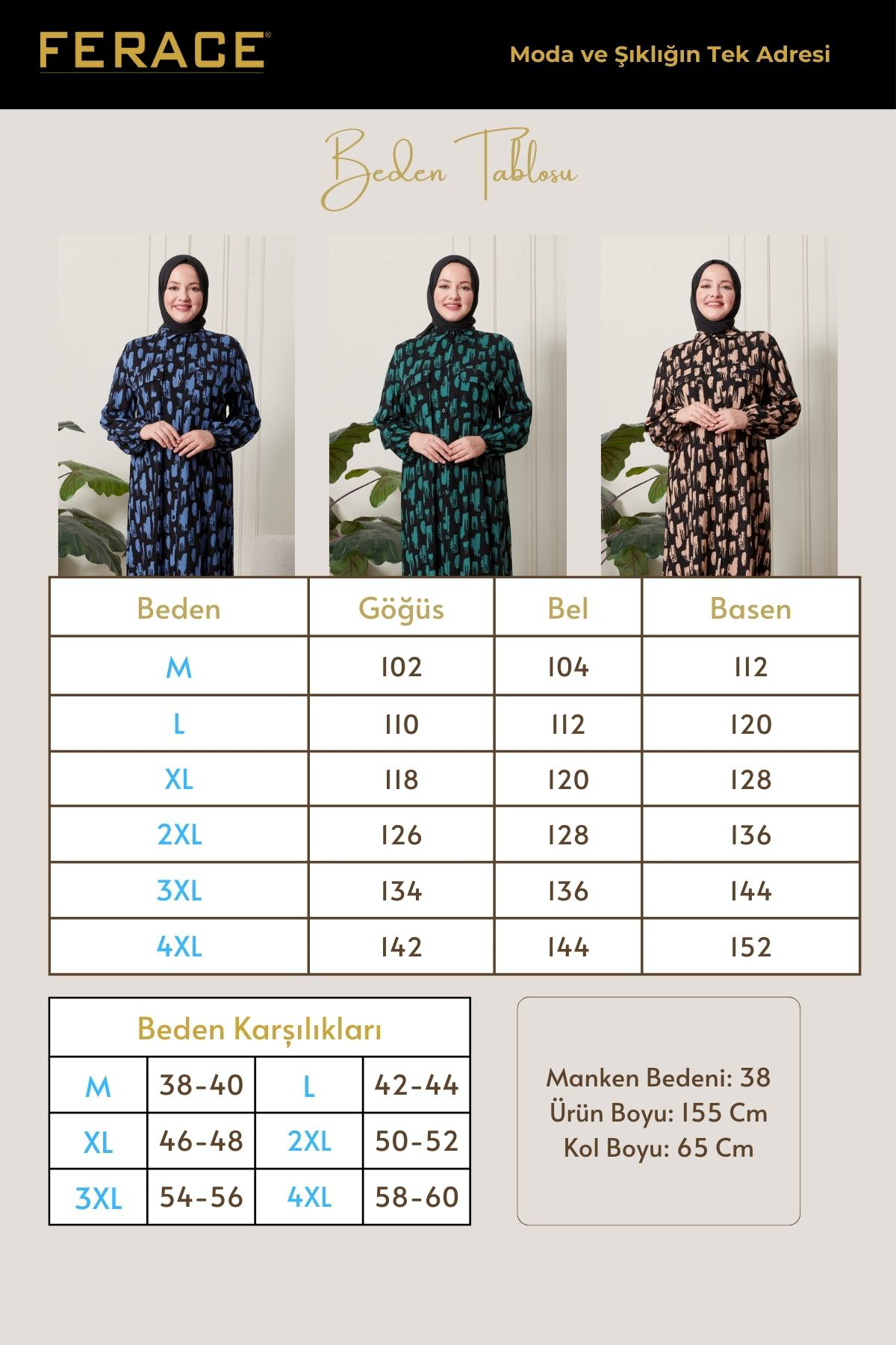 Ferace Kadin Buyuk Beden Oversize Rahat Kalip Yazlik Elbise Alaçati Mode
