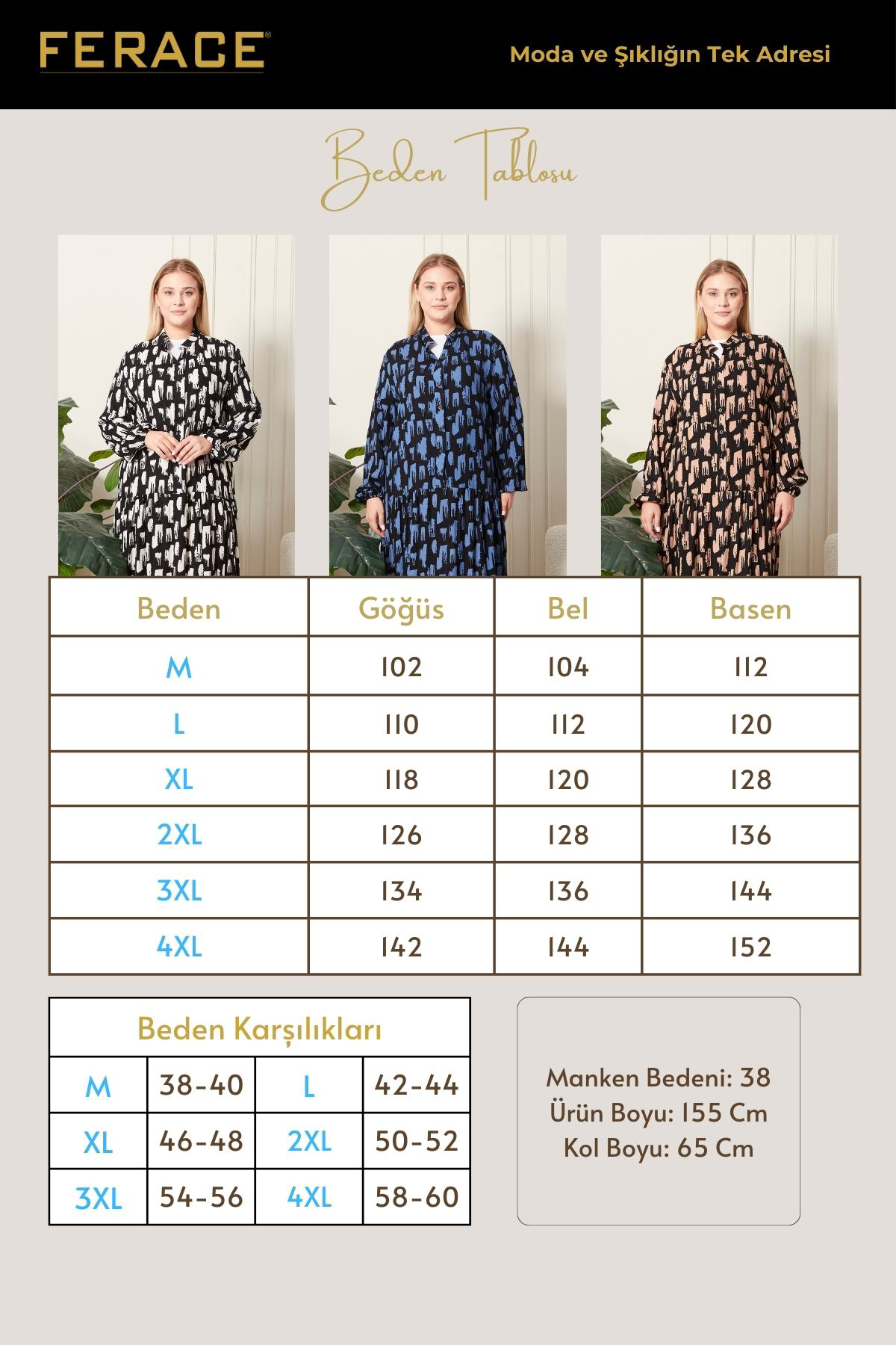 Ferace Kadin Buyuk Beden Oversize Rahat Kalip Yazlik Elbise Alaçati Mode