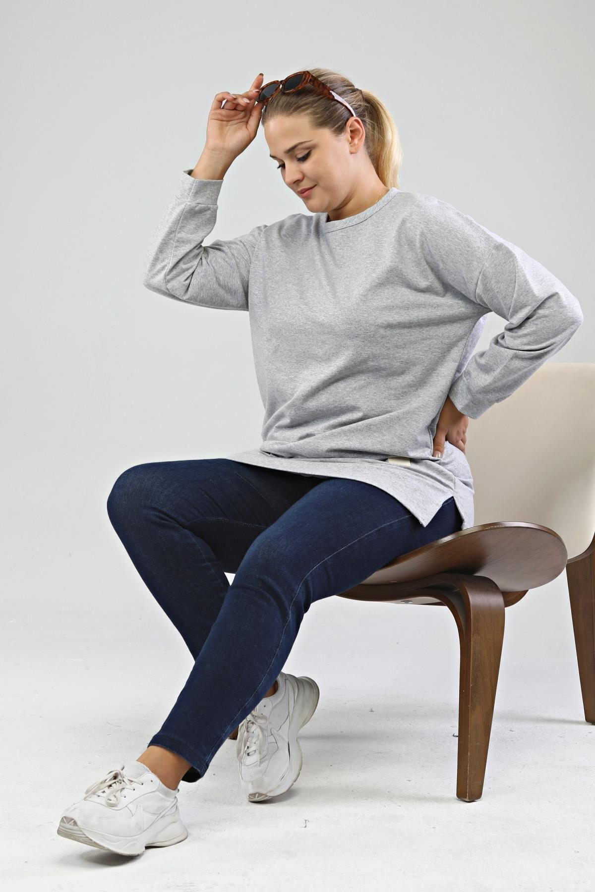 Ferace Kadin Oversize Tesettür Tunik