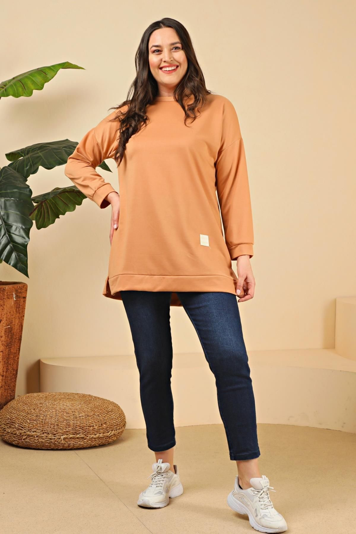 Ferace Kadin Oversize Tesettür Tunik