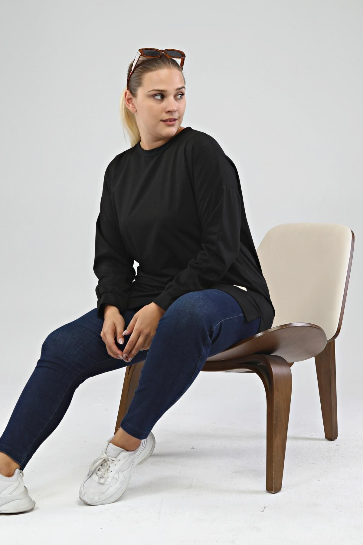 Ferace Kadin Oversize Tesettür Tunik