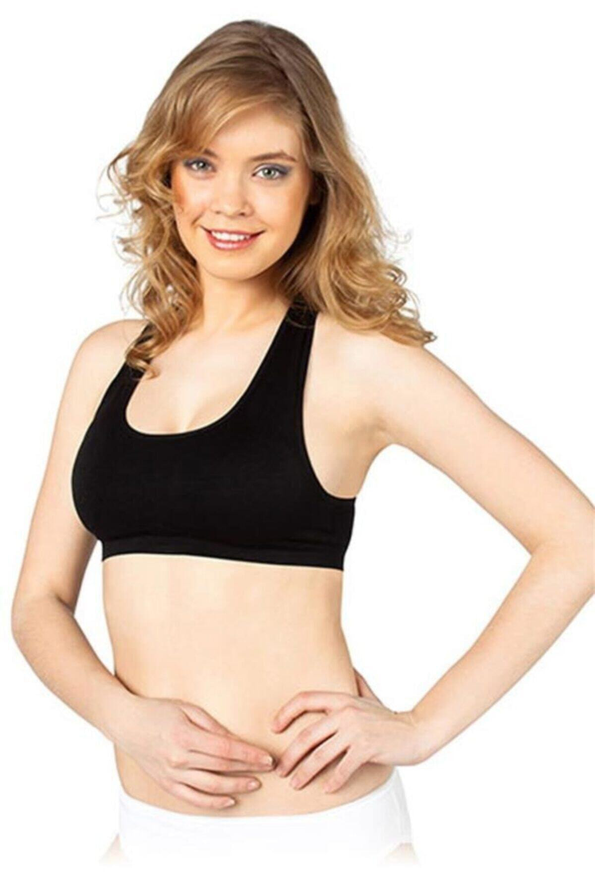 Elite Life Kadin Siyah Spor Büstiyer 855