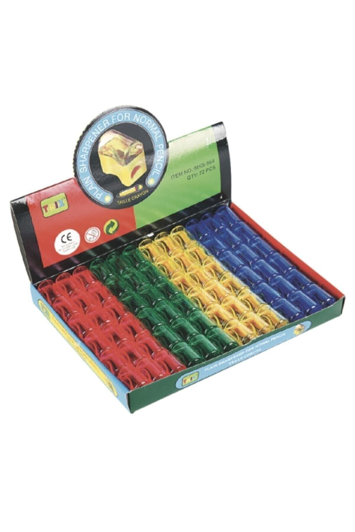 Trix Kalemtraş Mini Hazneli 12 Adet