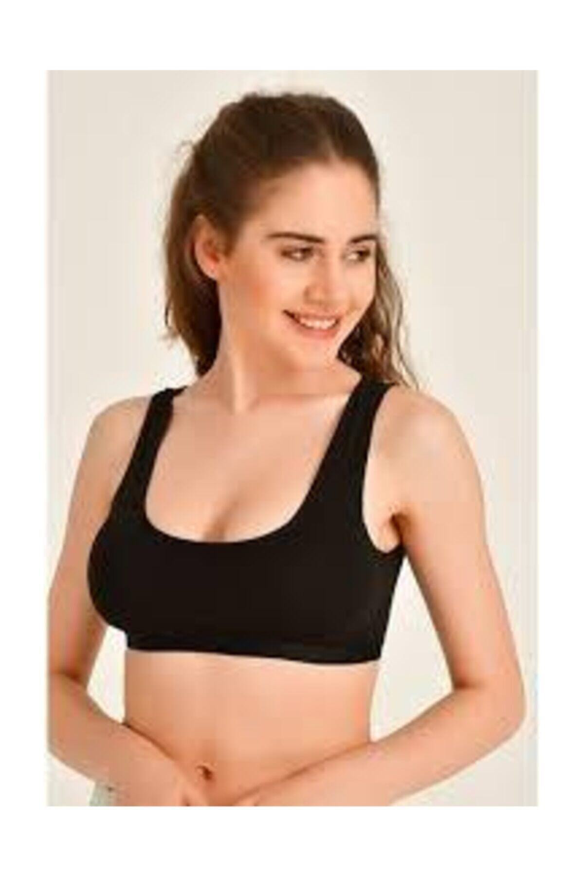 Form Angel Kalin Askili Pedli Sporcu Büstiyer Siyah 5322