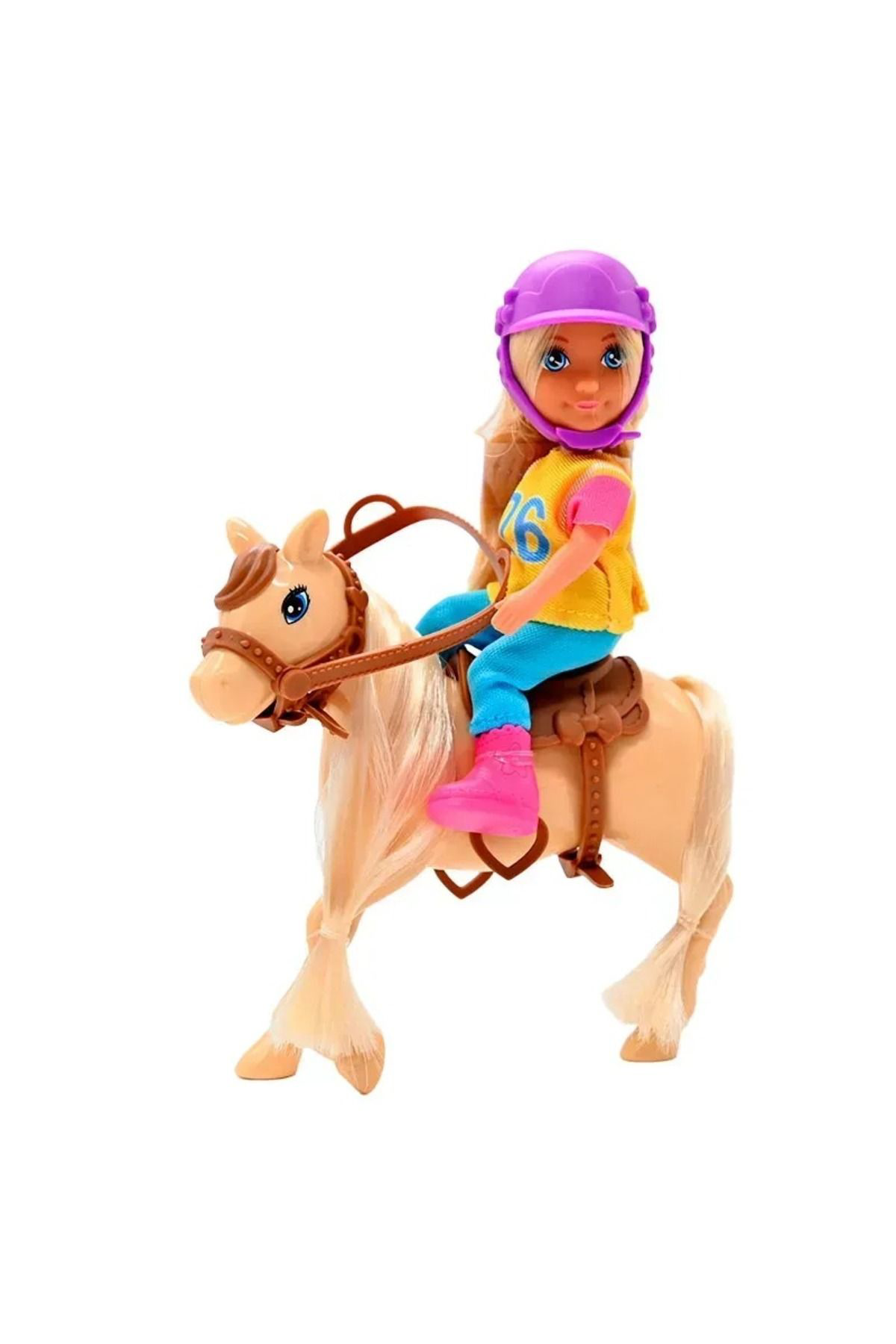 Oyuncak Store Kaliteli Ankiki Binici Bebek Model Atli Bebek