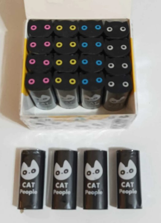 Adel Kaliteli Siyah Silgi Cat (4 Adet)