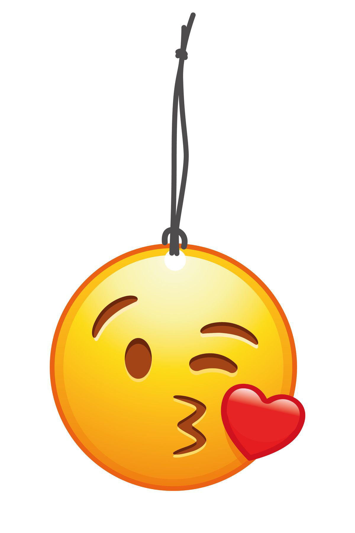 Bymeyla Kalpli Öpücük Konduran Emoji Oto Kokusu Ve Oto Aksesuari