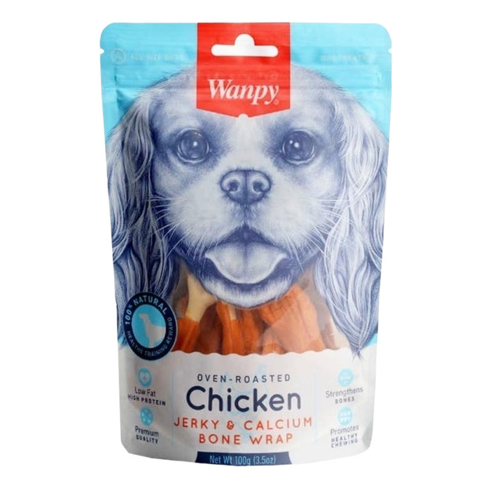 Wanpy Kalsiyumlu Gerçek Tavuk Köpek Ödül Mamasi 100 Gr