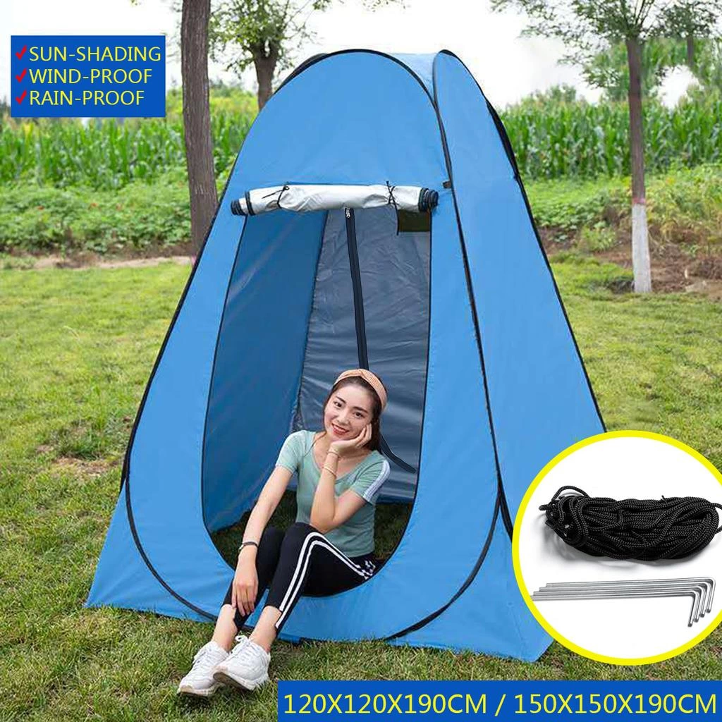 Kamp Alanı Duş Giyinme Wc Çadırı Fotoğrafcı Prova Kabini 190x120x