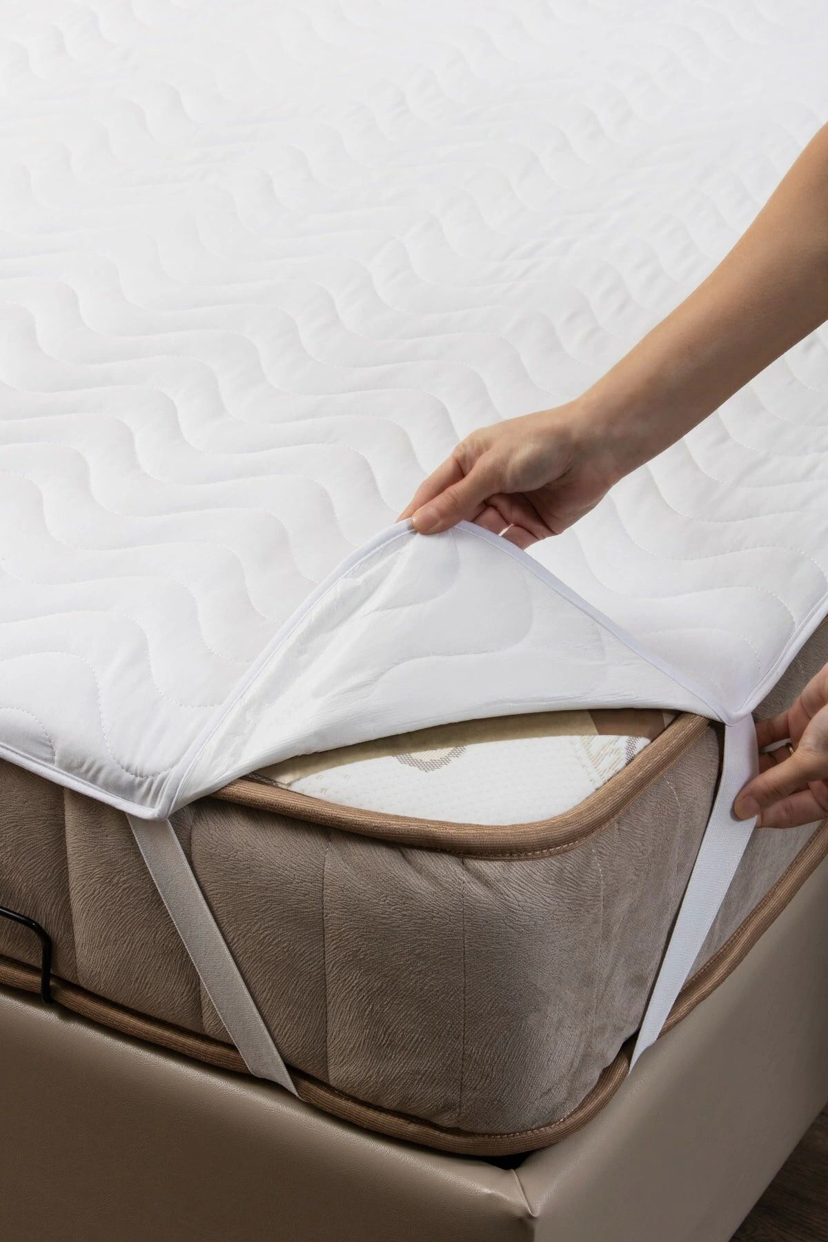 Yusuftex Kapitoneli Tek Kişilik Yatak Koruyucu Sivi Geçirmez Alez (100 X 2