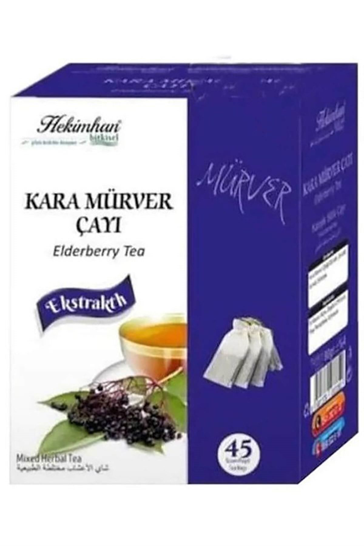 Hekimhan Kara Mürver Çayi (45 Süzen Poşet)